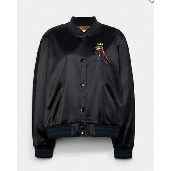 Coach Other - COACH JACKET JEAN MICHEL BASQUIAT VARSITY JACKET NWT BLACK ORIGINAL $598
